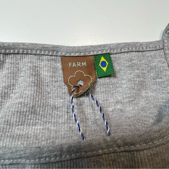 [FARM Rio] Gray Halter Crop Top - Picture 6 of 7